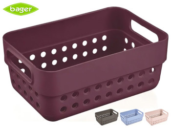 Контейнер пластиковий Bager MIX, 12x7,5x5см, 350мл, 33913
