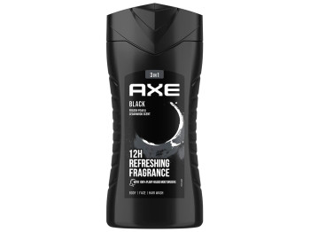 Гель для душу чоловічий Axe Black 3в1, 250мл