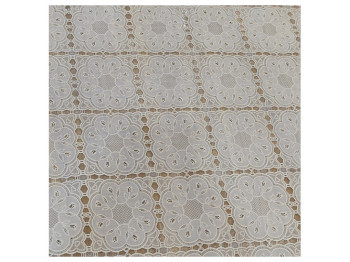 Клейонка ПВХ LACE, біла, 1,37x20м (ціна за рулон)