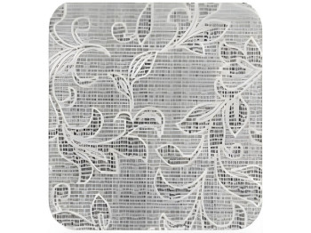 Клейонка Lace, ПВХ, 1,37×20м, колір бежевий, дизайн Urban Leaves (ціна за рулон)