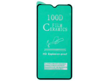 Защитное стекло Film Ceramic for Samsung A10 / A10s / M10s без упаковки Цвет Чёрный