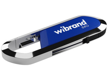 USB флеш-накопичувач Wibrand 64gb Aligator Колір Синій