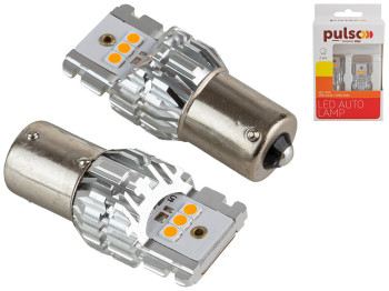 Лампа Pulso габаритные LED 1156/BAU15s/6SMD-2835, 9-32v, 1050lm (цена за 2шт) (LP-66156A)