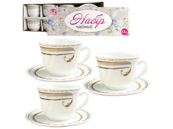 Набор чайный Gold (цена за набор 12 предметов)