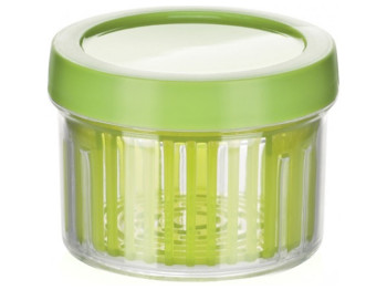 Емкость с отцеживателем 4FOOD 10,5х10,5х8см 400мл 53720