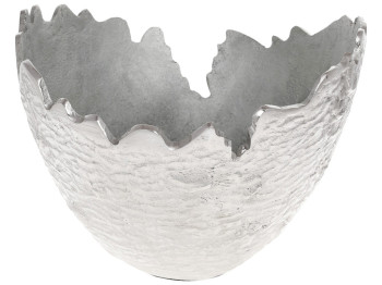 Декоративная чаша Кале, 29см, цвет – серебро