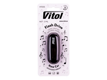 Освежитель воздуха Vitol Flash Drive New Car, флеш-дизайн
