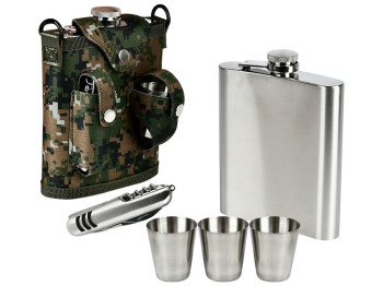 Набор туристический для охотника/рыболова Ukraine в камуфляжной сумке (цена за набор 5 предмета)