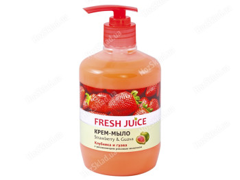Крем-мило рідке Fresh Juice Strawberry&Guava полуниця і гуава 460мл