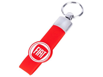 Брелок з гумовим ремінцем, червоний, FIAT