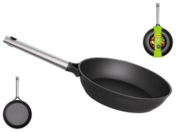 Сковорода Maestro антипригарное покрытие, стальная ручка, 28х6см (Индукционное дно)