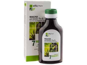 Олія для волосся Elfa Pharm "7 масел" 7в1, проти випадіння волосся 100мл