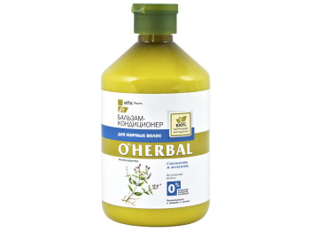 Органический бальзам-кондиционер O’Herbal для жирных волос 500мл