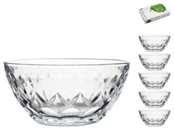 Набор салатников Pasabahce Inci, стекло, 190мл, цвет прозрачный (цена за 6шт)