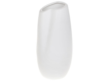 Ваза Элегия, 20см, цвет - матовый белый