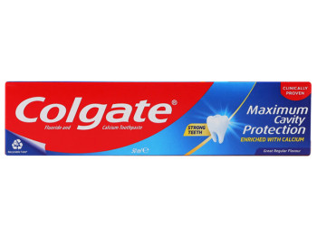 Зубна паста Colgate Максимальний захист від карієсу, 50мл
