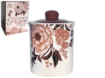 Емкость для сыпучих продуктов Роспись, 740мл