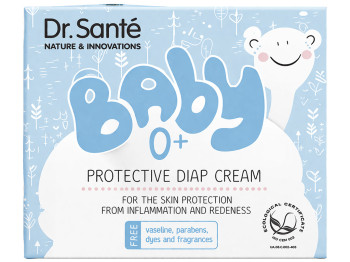 Крем под подгузник Dr.Sante Baby Защитный, оксид цинка, молочный протеин и масло лаванды, 60мл