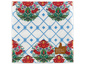 Серветки паперові двошарові La Fleur Українські мотиви, 33×33 см, 16 шт