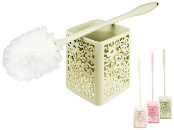 Ершик туалетный с подставкой 52см, D8см (цвета ассорти)