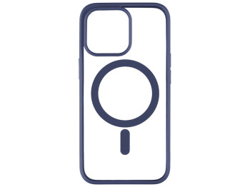 Чохол Color+MagSafe для iPhone 13 Pro Колір 08, Темний Синій