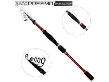 Спиннинг телескопический, 10-40г, 2,4м