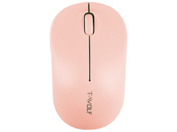 Беспроводная Мышь TWolf Q4 2.4G Цвет Розовый