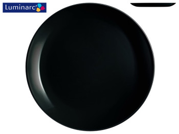 Тарелка обеденная Luminarc "Diwali black" 25см 14623