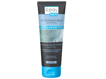 Бальзам після гоління Cool Men Ultrasensitive, зволоження, з алое вера та алантоїном, 200мл