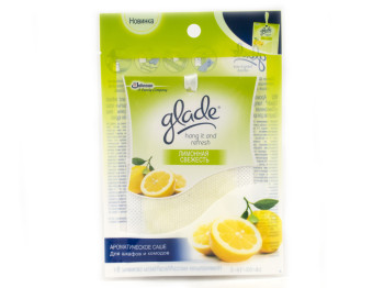 Освежитель воздуха для шкафов Glade Hang it and Refresh "Лимонная свежесть" 1шт