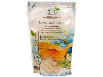 Сіль для ванни "Pharma Bio" - "Розслаблююча з ялівцем" 500гр