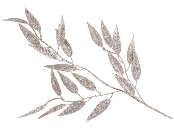 Гілка листя, 80см, колір – шампань