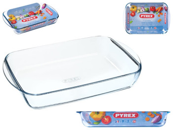 Форма Pyrex Essentials, 35х23х5см, прямоугольная, 2,6л, 3136410838494