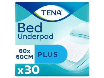 Влагопоглощающие пеленки Tena Bed Plus, 60x60см, 30шт