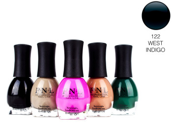 Лак для ногтей P.N.L №122 WEST INDIGO 15мл