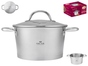 Кастрюля с крышкой Oscar Delight, 24см, 5,3л, 6900069909365
