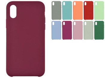 Чохол Soft Case для iPhone X/Xs Колір 42, Maroon