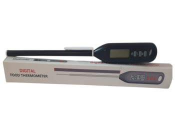 Термометр для еды Benson, цифровой, цвет чёрный, длина 22 см