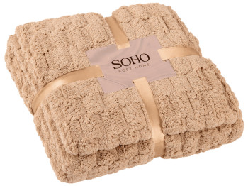Набор полотенец Soho Sote Beige, микрофибра, 35×75см и 70×140см, 2шт, (цена за набор)