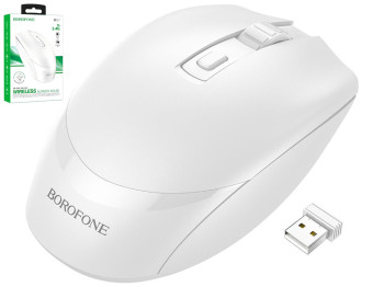 Беспроводная Мышь Borofone BG7, цвет Белый