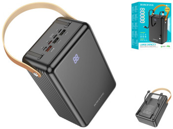 Power Bank Borofone BJ32 Terra 22.5W fully compatible 80000 mAh Цвет Черный