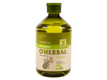 Органический гель для душа O’Herbal "Освежающий с экстрактом вербены" 500мл