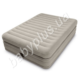 Велюр кровать со встроенным электронасосом 220В Intex 64446