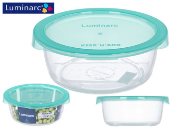 Контейнер стеклянный Luminarc Keepn Box с пластиковой крышкой 920мл 97488