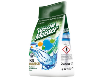Пральний порошок для всіх типів білизни Wasche Meister Universal, 2.625 кг