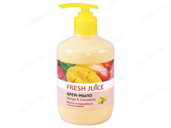 Крем-мило рідке Fresh Juice Mango&Carambola манго і карамбола 460мл