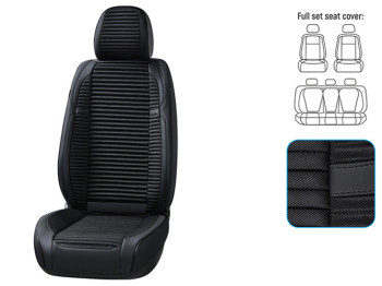 Набір чохлів V-2003 Bk повний комплект, екошкіра, чорні