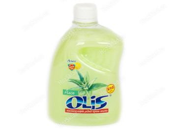 Крем-мыло туалетное жидкое Olis Алоэ без дозатора 500мл