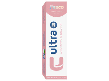 Зубная паста Fesco Ultra Anti cavity освежающая антикариесная 100 мл.