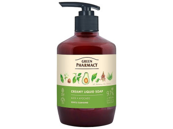 Мыло жидкое Green Pharmacy Оливка и годжи, с оливковым маслом, экстрактом годжи и алоэ вера, 460мл